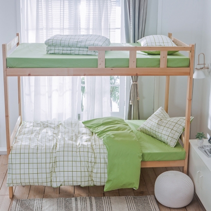 91家纺网 家纺一手货源 找家纺 （总）琪格格 2019新款学生宿舍三件套 床笠款