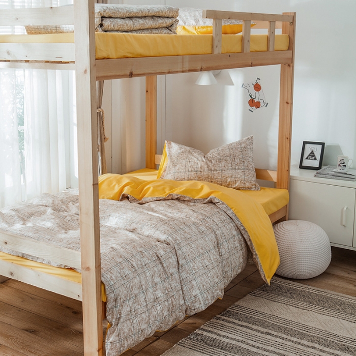 91家纺网 家纺一手货源 找家纺 琪格格 2019新款学生宿舍三件套床单款 XS-里约