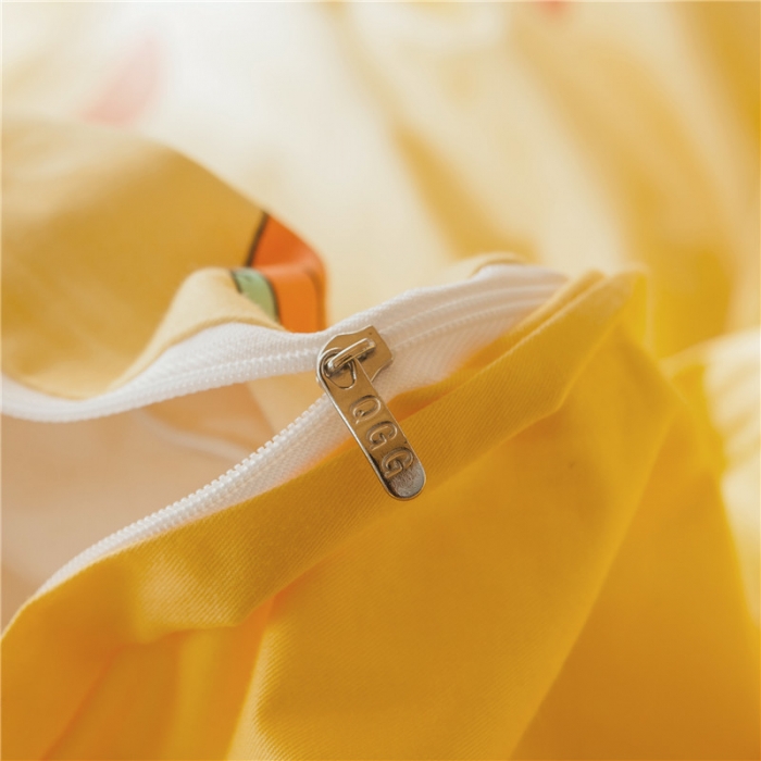 91家纺网 家纺一手货源 找家纺 琪格格 2019新款学生宿舍三件套床单款 XS-趣味萝卜纯色