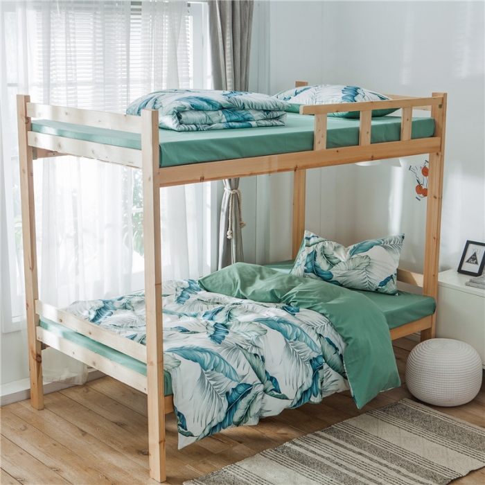 91家纺网 家纺一手货源 找家纺 琪格格 2019新款学生宿舍三件套床单款 XS-深林其境