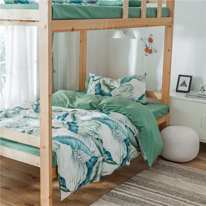 91家纺网 家纺一手货源 找家纺 琪格格 2019新款学生宿舍三件套床单款 XS-深林其境