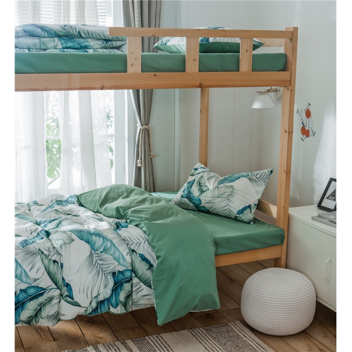 91家纺网 家纺一手货源 找家纺 琪格格 2019新款学生宿舍三件套床单款 XS-深林其境