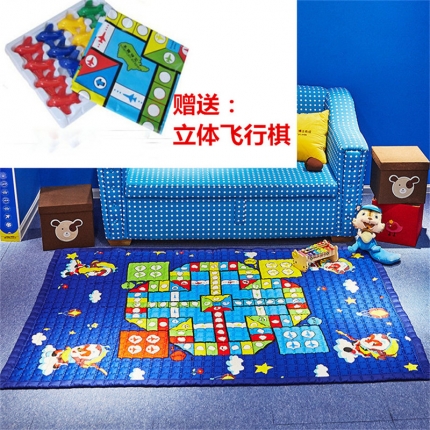 91家纺网 家纺一手货源 找家纺 宜凡家纺 全棉印花地垫飞行棋