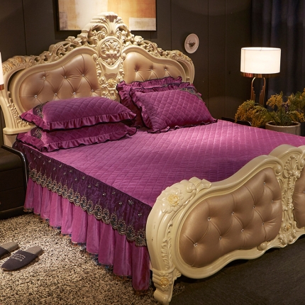 91家纺网 家纺一手货源 找家纺 （总）宜凡家纺 2019新款繁华似锦系列单品床裙两边