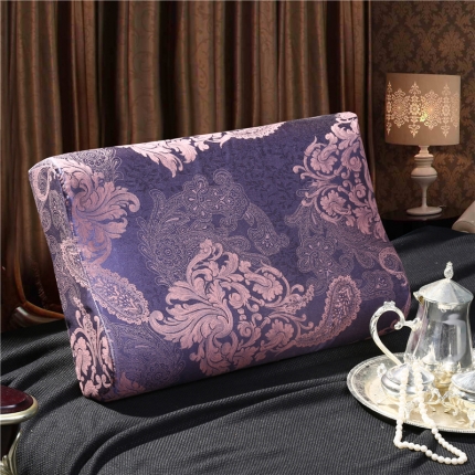 91家纺网 家纺一手货源 找家纺 希咪岚 新款莫代尔提花枕 红色