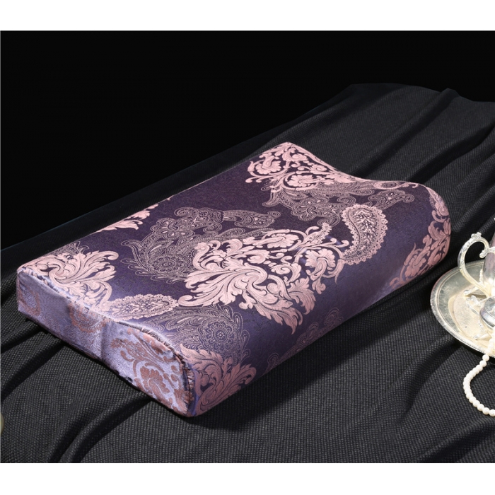 91家纺网 家纺一手货源 找家纺 希咪岚 新款莫代尔提花枕 红色