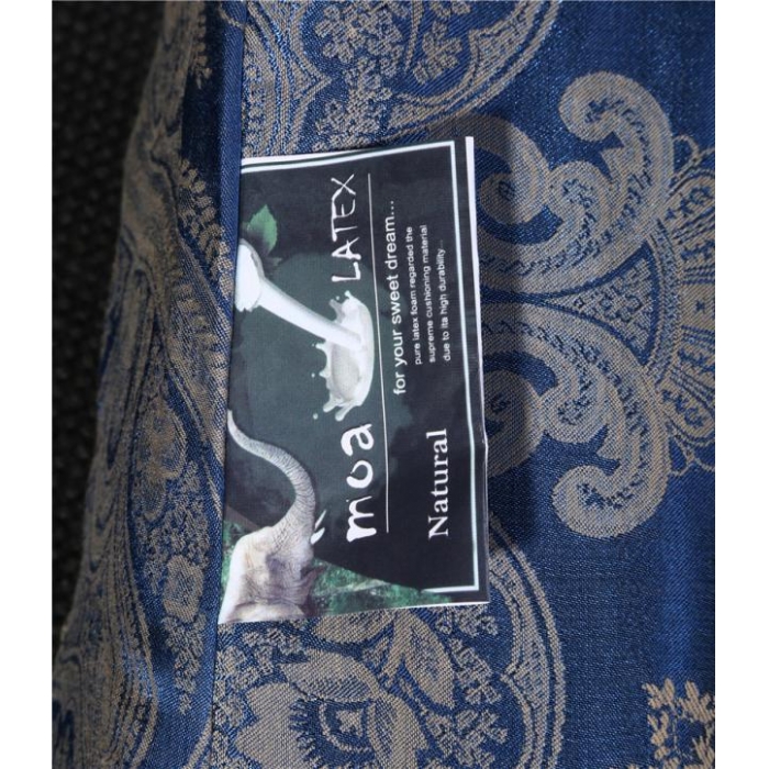 91家纺网 家纺一手货源 找家纺 希咪岚 新款莫代尔提花枕 蓝色