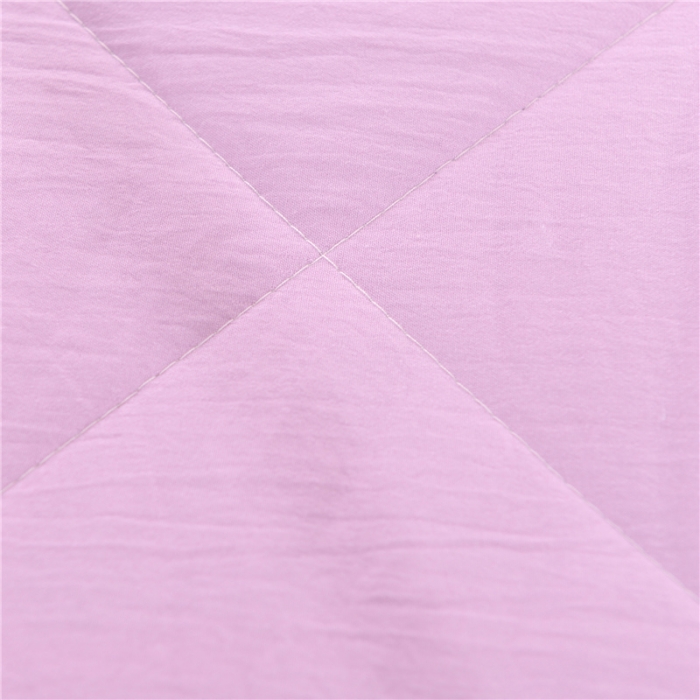 91家纺网 家纺一手货源 找家纺 畅畅家纺 双边荷叶边简约时尚款水洗棉夏被 紫色