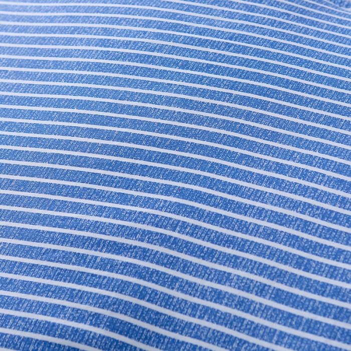 91家纺网 家纺一手货源 找家纺 畅畅家纺 韩版荷叶边时尚小清新条纹水洗棉冬被  小清新蓝色