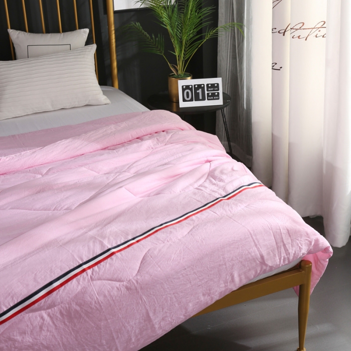 91家纺网 家纺一手货源 找家纺 （总）畅畅家纺 水洗棉丝带款夏被