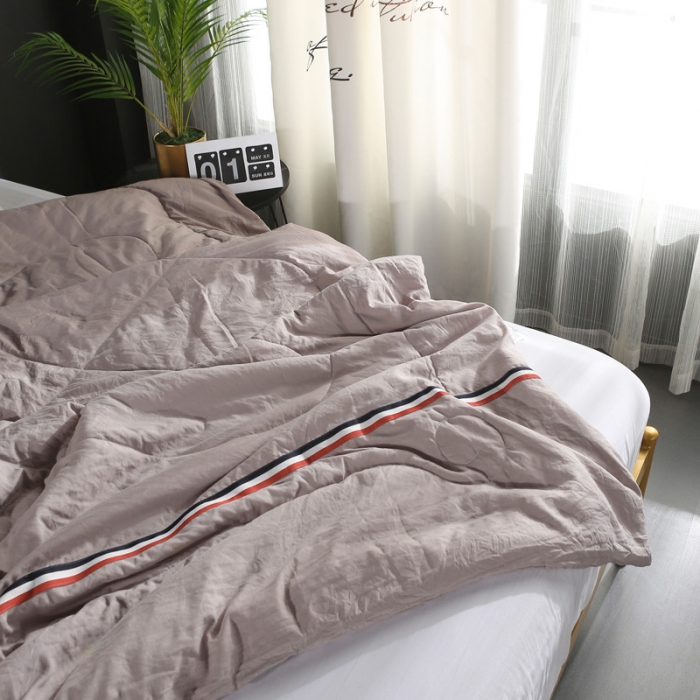 91家纺网 家纺一手货源 找家纺 （总）畅畅家纺 水洗棉丝带款夏被