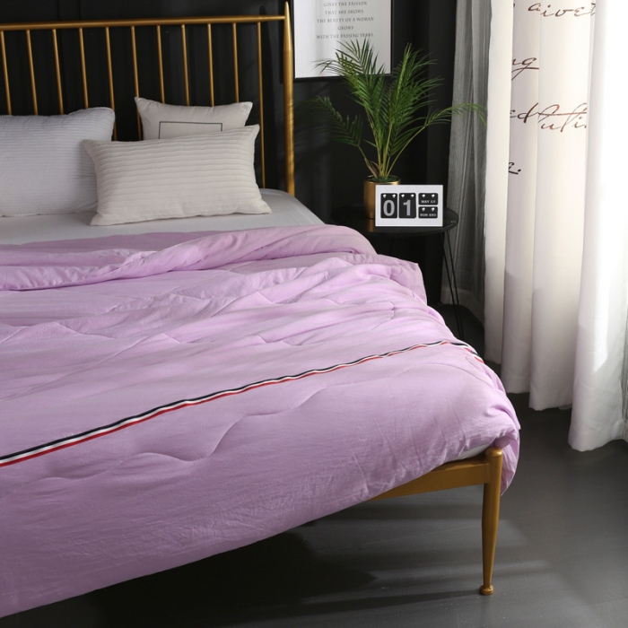 91家纺网 家纺一手货源 找家纺 （总）畅畅家纺 水洗棉丝带款夏被