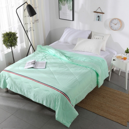 91家纺网 家纺一手货源 找家纺 （总）畅畅家纺 水洗棉丝带款夏被