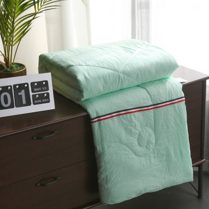 91家纺网 家纺一手货源 找家纺 （总）畅畅家纺 水洗棉丝带款夏被