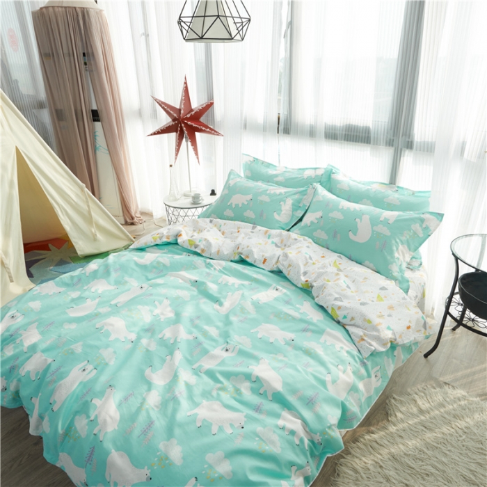 91家纺网 家纺一手货源 找家纺 （总）棉眠 13070全棉四件套床单款