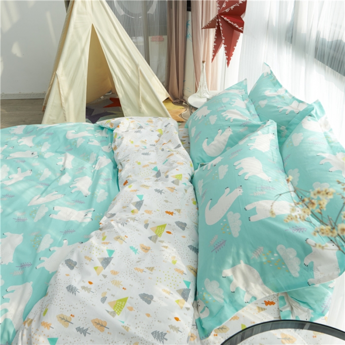 91家纺网 家纺一手货源 找家纺 （总）棉眠 13070全棉四件套床单款