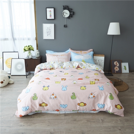 91家纺网 家纺一手货源 找家纺 （总）棉眠 13070全棉四件套床单款