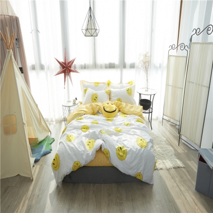 91家纺网 家纺一手货源 找家纺 （总）棉眠 13070全棉四件套床单款