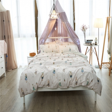 91家纺网 家纺一手货源 找家纺 （总）棉眠 13070全棉四件套床单款