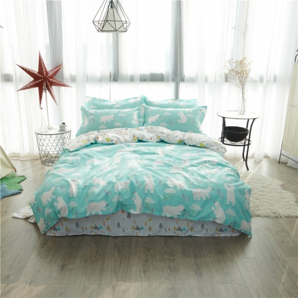 91家纺网 家纺一手货源 找家纺 （总）棉眠 13070全棉四件套床单款