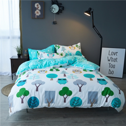 91家纺网 家纺一手货源 找家纺 （总）棉眠 13070全棉四件套床单款