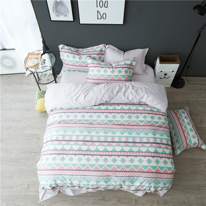 91家纺网 家纺一手货源 找家纺 （总）棉眠 13372全棉四件套床笠款