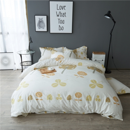 91家纺网 家纺一手货源 找家纺 棉眠 13372全棉四件套床单款成长故事