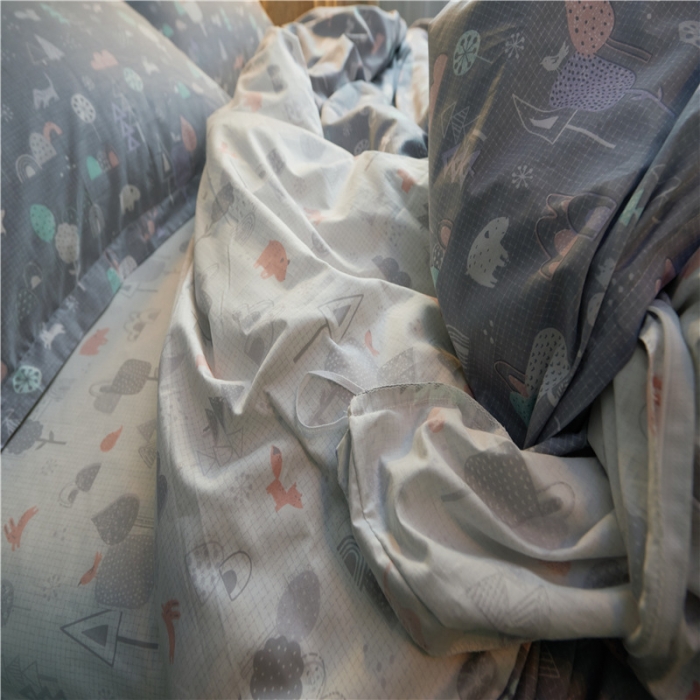 91家纺网 家纺一手货源 找家纺 棉眠 13372全棉四件套床单款安吉尔