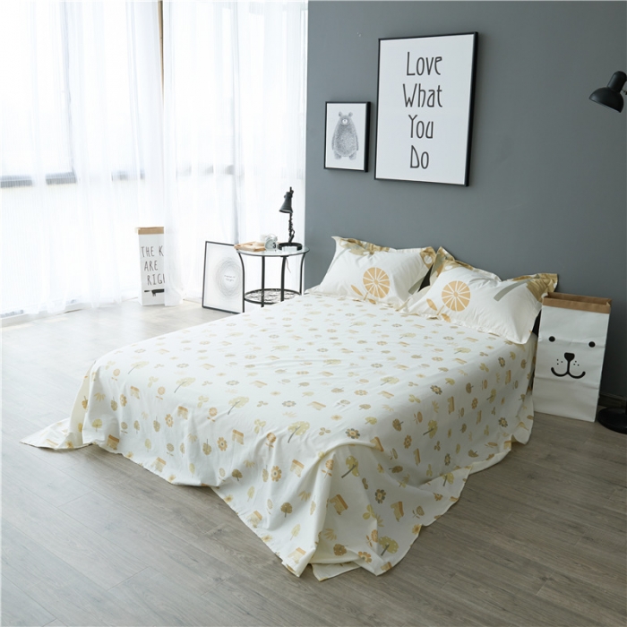 91家纺网 家纺一手货源 找家纺 棉眠 13372全棉四件套床单款成长故事