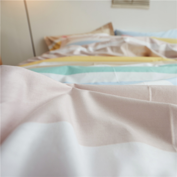 91家纺网 家纺一手货源 找家纺 棉眠 13372全棉四件套床单款初妆花蕾