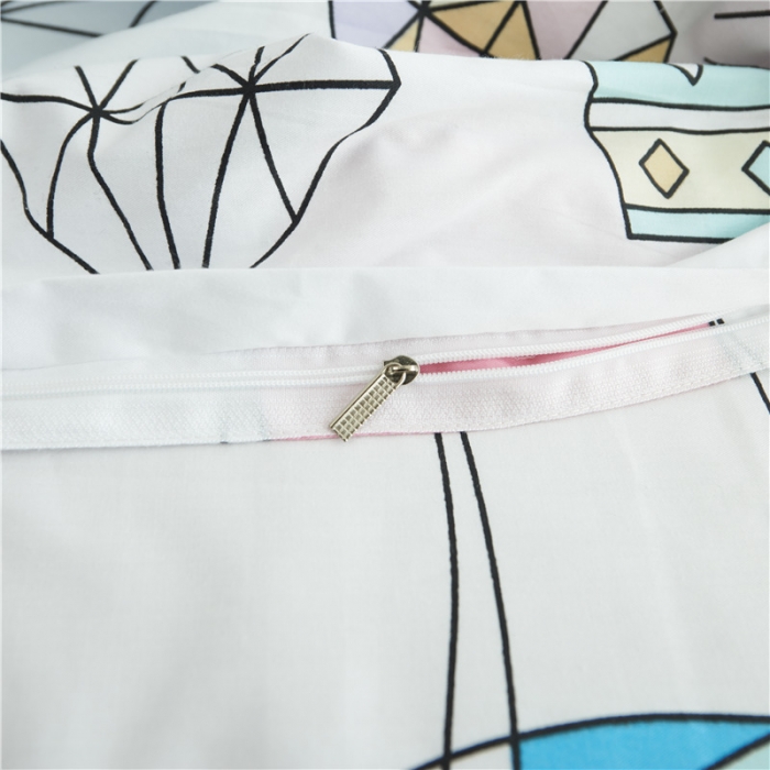 91家纺网 家纺一手货源 找家纺 棉眠 13372全棉四件套床单款美梦成真