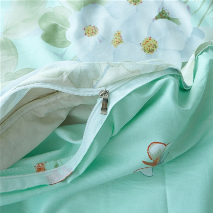 91家纺网 家纺一手货源 找家纺 棉眠 13372全棉四件套床单款美人如玉