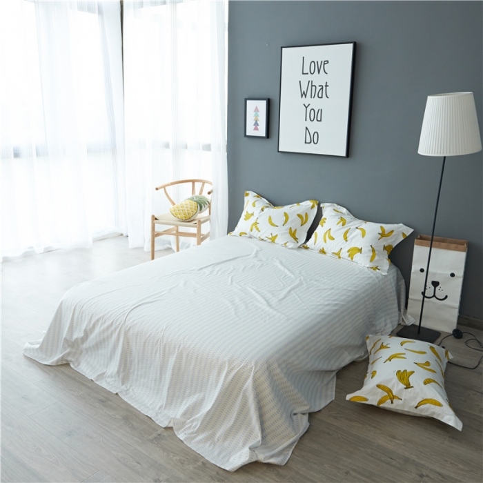 91家纺网 家纺一手货源 找家纺 棉眠 13372全棉四件套床单款魅力生活