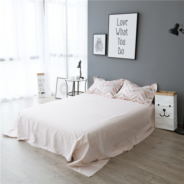 91家纺网 家纺一手货源 找家纺 棉眠 13372全棉四件套床单款妙不可言