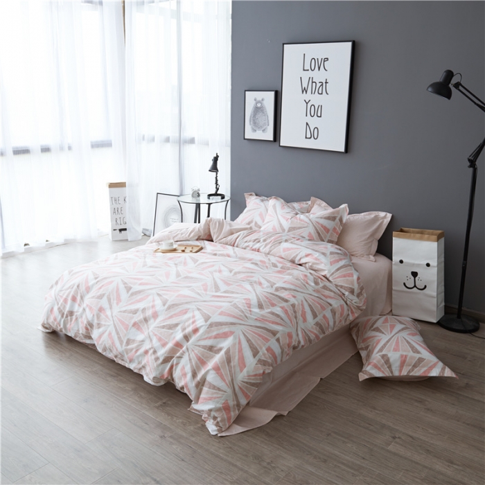 91家纺网 家纺一手货源 找家纺 棉眠 13372全棉四件套床单款妙不可言