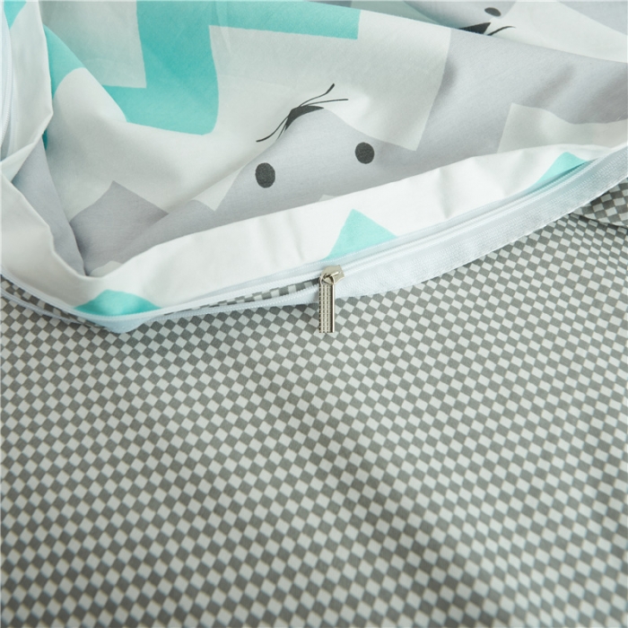 91家纺网 家纺一手货源 找家纺 棉眠 13372全棉四件套床单款奶酪水手