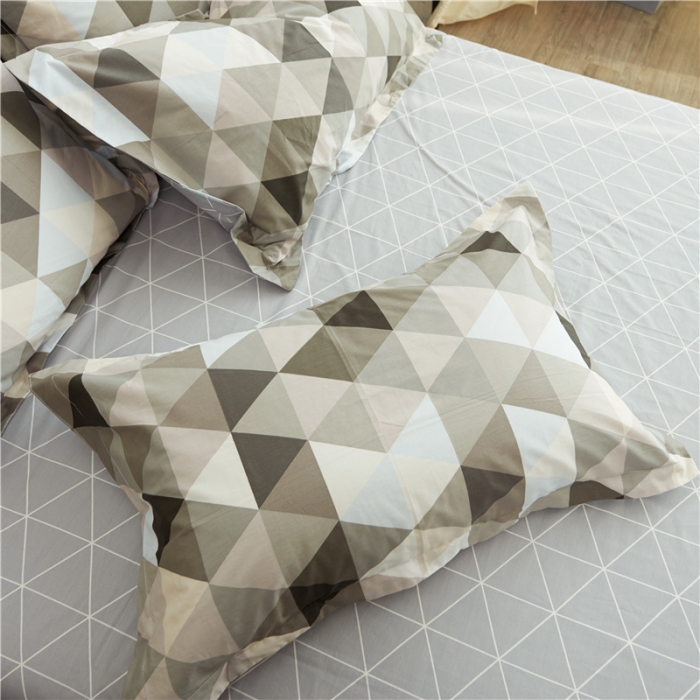 91家纺网 家纺一手货源 找家纺 棉眠 13372全棉四件套床单款苏格兰曲