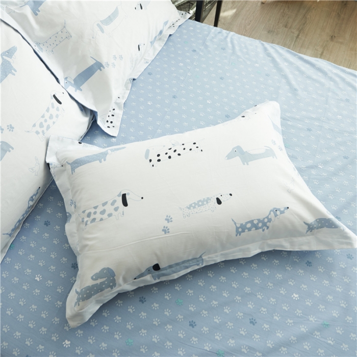 91家纺网 家纺一手货源 找家纺 棉眠 13372全棉四件套床单款晚安宝贝