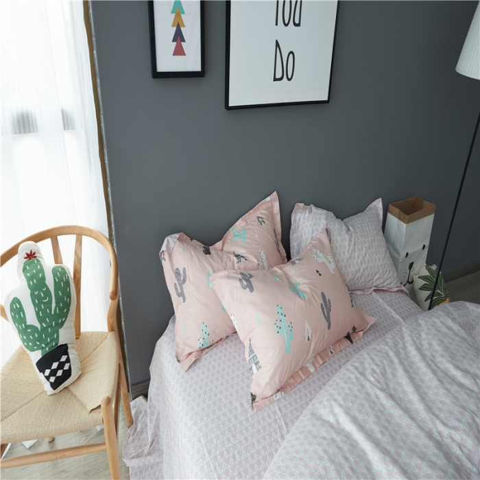 91家纺网 家纺一手货源 找家纺 棉眠 13372全棉四件套床单款阳光梦想