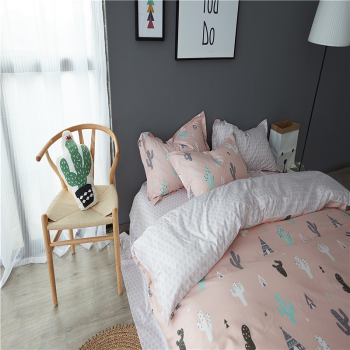 91家纺网 家纺一手货源 找家纺 棉眠 13372全棉四件套床单款阳光梦想