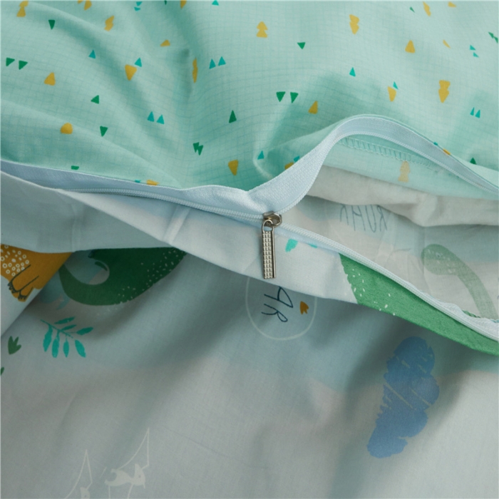 91家纺网 家纺一手货源 找家纺 棉眠 13372全棉四件套床单款侏罗纪公园