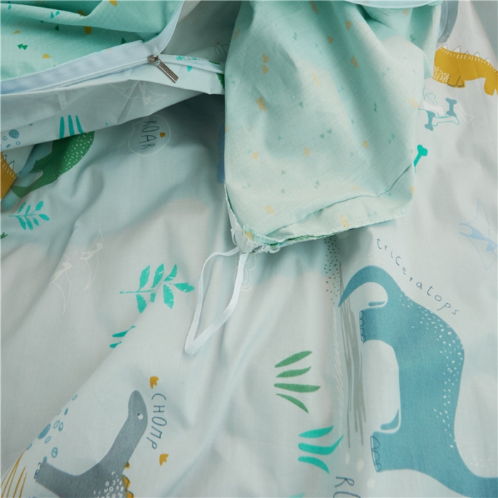 91家纺网 家纺一手货源 找家纺 棉眠 13372全棉四件套床单款侏罗纪公园