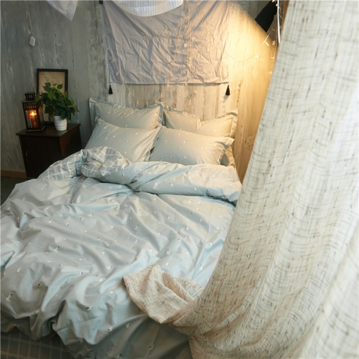 91家纺网 家纺一手货源 找家纺 棉眠 13372全棉四件套床单款自由畅想