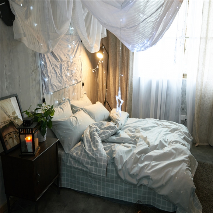 91家纺网 家纺一手货源 找家纺 棉眠 13372全棉四件套床单款自由畅想