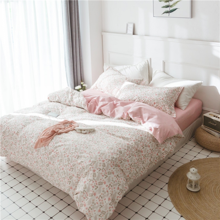 91家纺网 家纺一手货源 找家纺 棉眠 童话13372系列四件套床单款梦琪