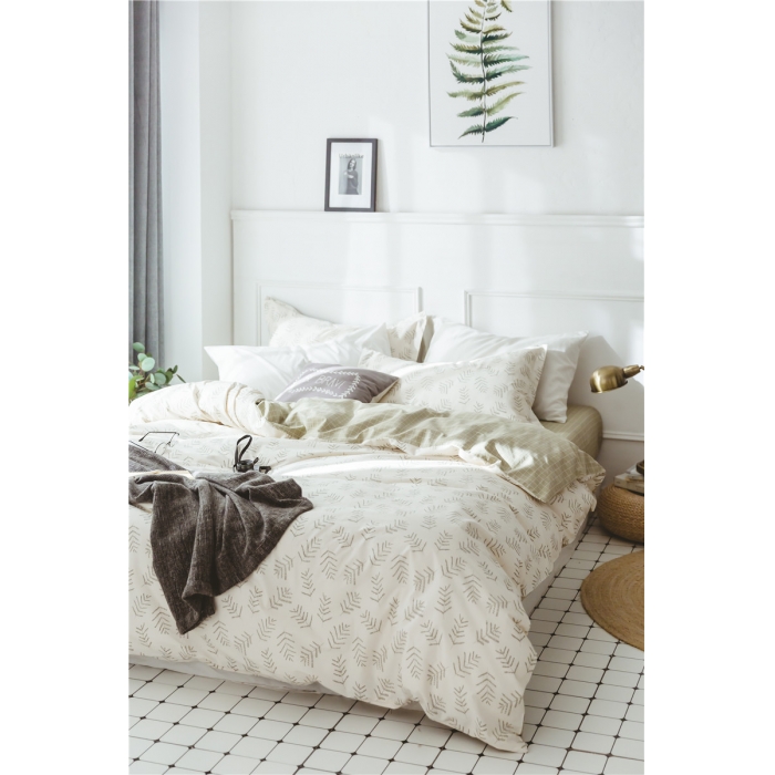 91家纺网 家纺一手货源 找家纺 棉眠 童话13372系列四件套床单款素颜