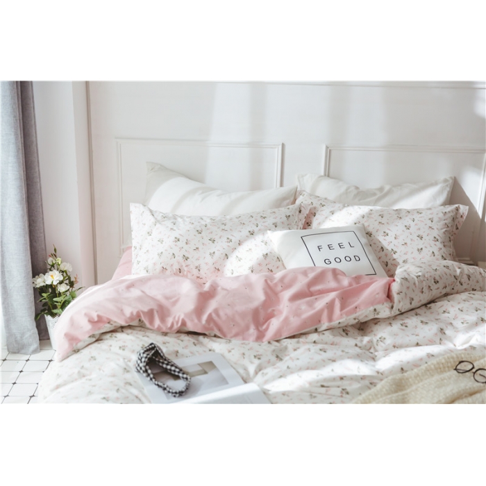 91家纺网 家纺一手货源 找家纺 棉眠 童话13372系列四件套床单款婉约