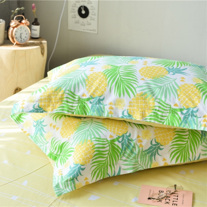 91家纺网 家纺一手货源 找家纺 棉眠 2018夏季新品四件套 安然-黄