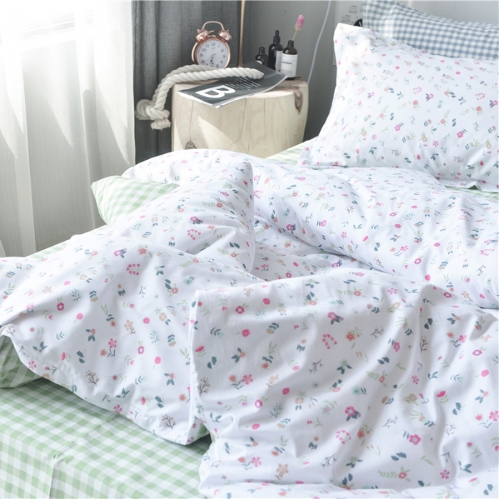 91家纺网 家纺一手货源 找家纺 棉眠 2018夏季新品四件套 花语