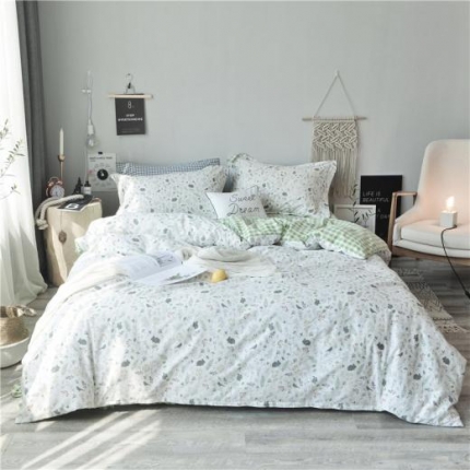 91家纺网 家纺一手货源 找家纺 棉眠 2018夏季新品四件套 绿野仙踪